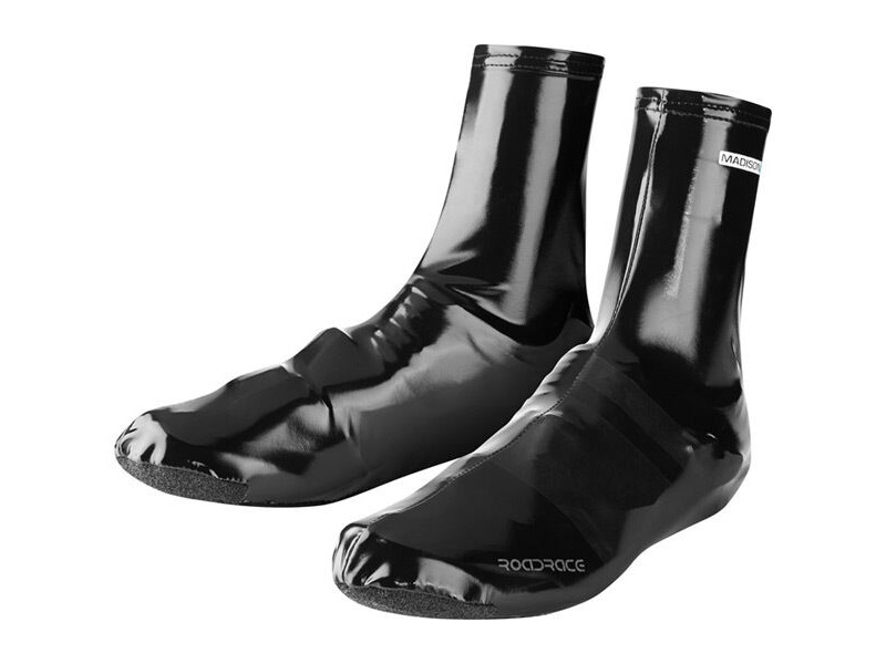 MADISON Clothing RoadRace PU Lycra aero overshoes, black click to zoom image