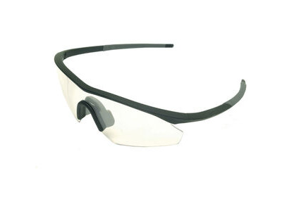 MADISON Clothing Shields glasses - matt black frame / clear lens