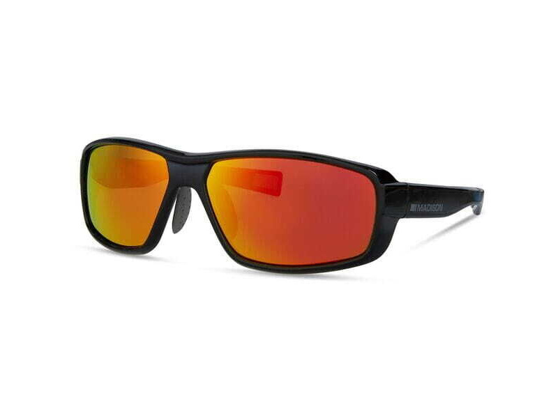 MADISON Clothing Target Glasses - gloss black / fire mirror click to zoom image