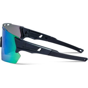 MADISON Clothing Stealth Glasses - matt dark grey / green mirror click to zoom image