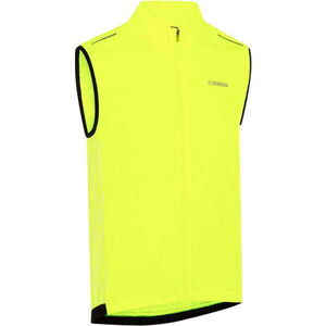 MADISON Clothing Stellar Reflective windproof men's gilet, hi-viz yellow click to zoom image