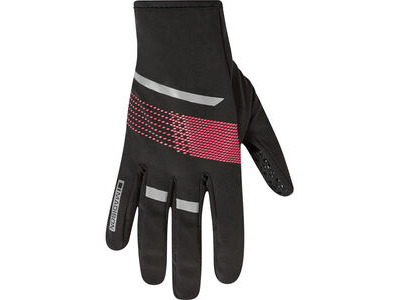 MADISON Clothing Element women's softshell gloves, black / fiery pink