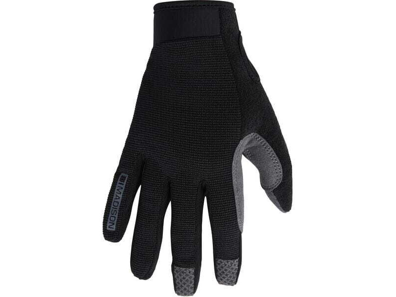 MADISON Clothing Freewheel youth trail gloves - black click to zoom image