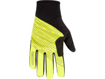 MADISON Clothing Stellar Reflective Windproof Thermal gloves, black / hi-viz yellow