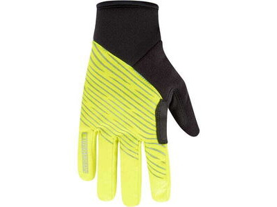 MADISON Clothing Stellar Reflective Waterproof Thermal gloves, black / hi-viz yellow