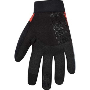 MADISON Clothing Flux Waterproof Trail Gloves, magma red perforated bolts click to zoom image