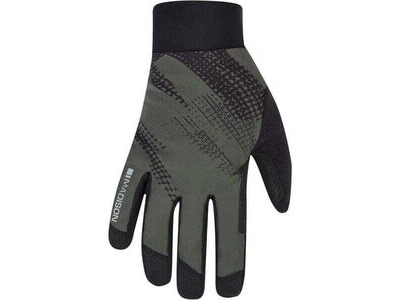 MADISON Clothing Flux Waterproof Trail Gloves, midnight green perforated bolts