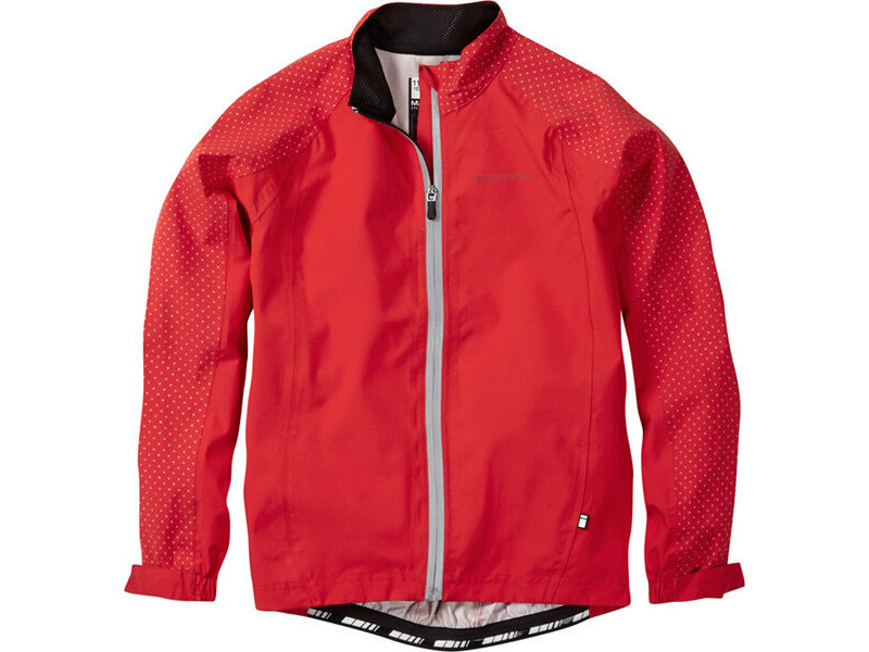 MADISON Clothing Sportive Hi-Viz youth waterproof jacket, flame red click to zoom image