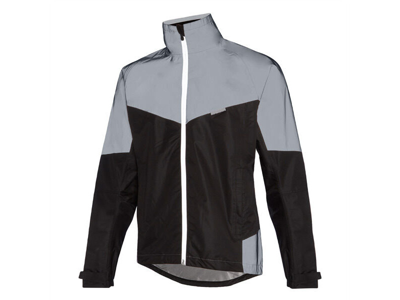 MADISON Clothing Stellar Reflective men's waterproof jacket, black / silver click to zoom image