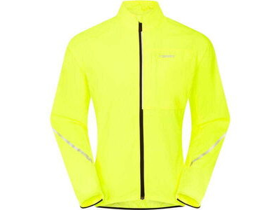 MADISON Clothing Freewheel men's packable jacket, hi-viz yellow