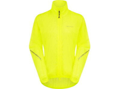 MADISON Clothing Flux 2L Ultra-Packable Waterproof Jacket, women's, hi-viz yellow