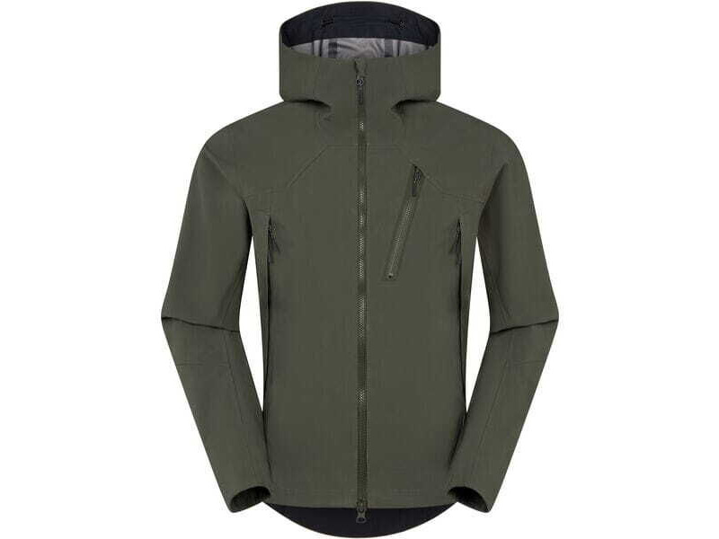 MADISON Clothing DTE 3-Layer Men's Waterproof Jacket, midnight green click to zoom image