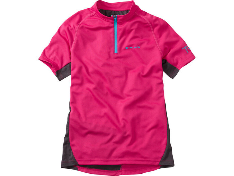 MADISON Clothing Trail youth short sleeved jersey, bright berry click to zoom image