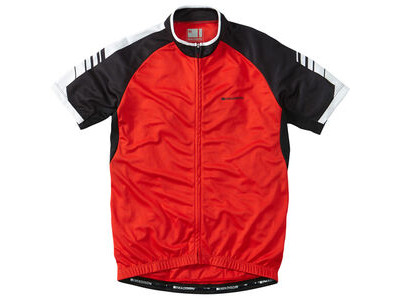 MADISON Clothing Peloton men's short sleeve jersey, flame red