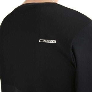 MADISON Clothing Zenith men's long sleeve thermal jersey - black click to zoom image