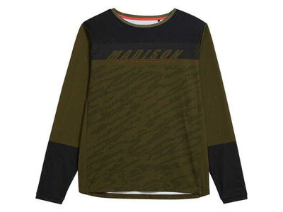 MADISON Clothing Zenith men's long sleeve thermal jersey - dark olive