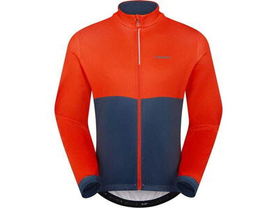 MADISON Clothing Sportive men's long sleeve thermal jersey - chilli red / navy haze