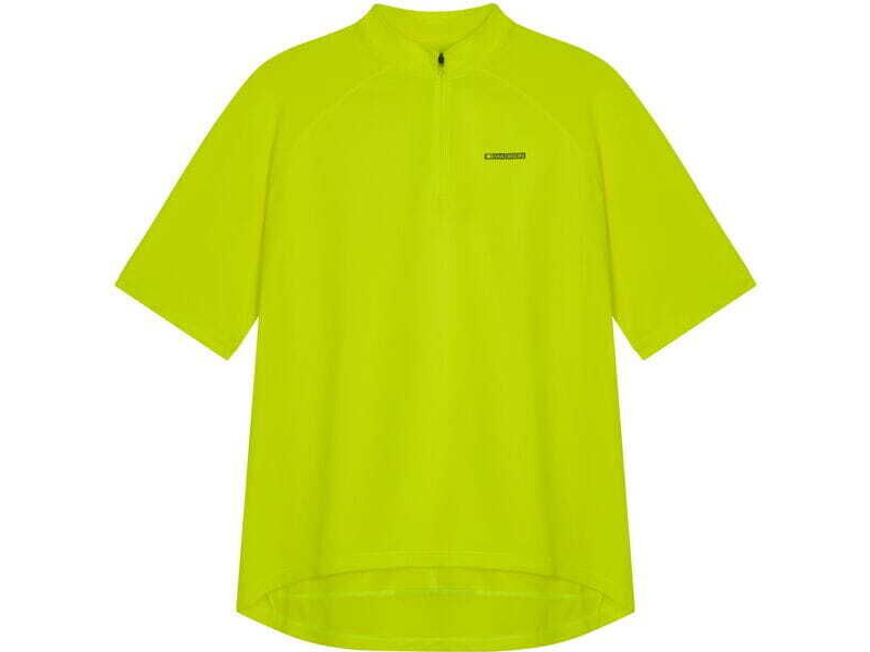 MADISON Clothing Freewheel men's short sleeve jersey - hi-viz yellow click to zoom image