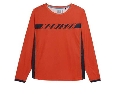 MADISON Clothing Flux youth long sleeve jersey - chilli red