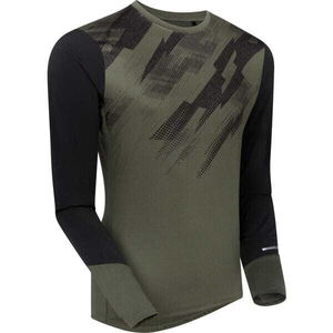 MADISON Clothing Flux Men's Long Sleeve Trail Jersey , midnight green / black click to zoom image