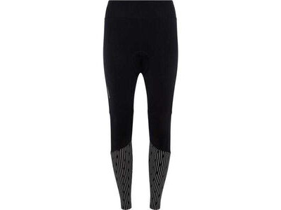 MADISON Clothing Stellar padded women's reflective thermal tights with DWR, black