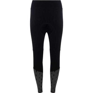 MADISON Clothing Stellar padded women's reflective thermal tights with DWR, black click to zoom image