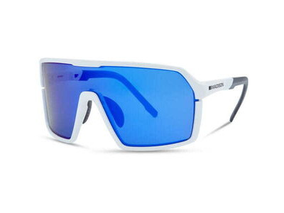 MADISON Clothing Crypto Sunglasses - 3 pack - gloss white / blue mirror / amber & clear lens