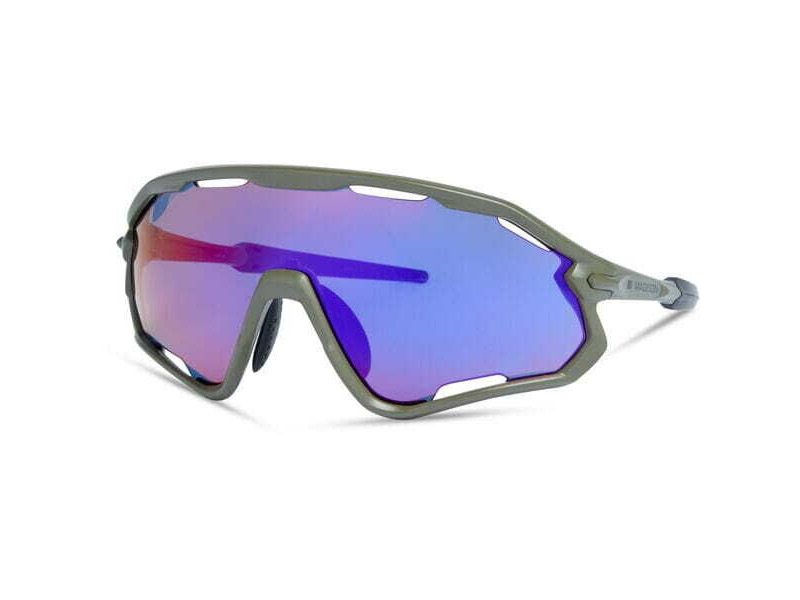 MADISON Clothing Code Breaker II Sunglasses - midnight green / purple mirror click to zoom image