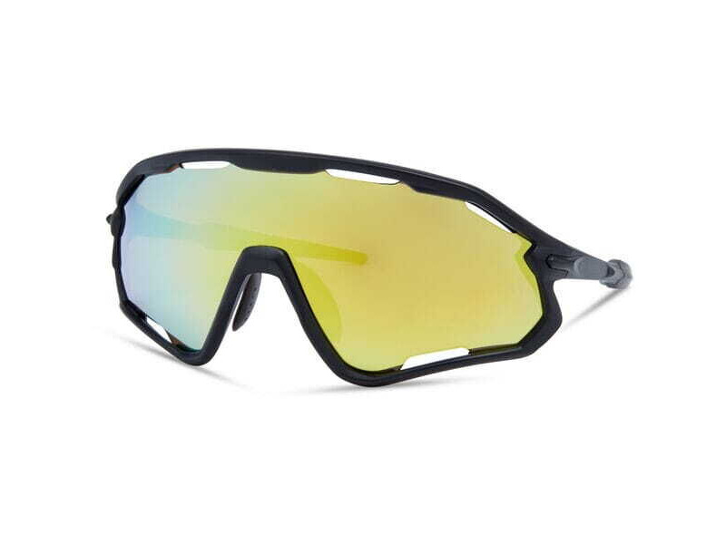 MADISON Clothing Code Breaker II Sunglasses - 3 pack - matt black / bronz mirror / amb / clr lens click to zoom image