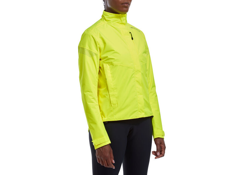 ALTURA Nightvision Nevis Women's Waterproof Cycling Jacket Yellow click to zoom image