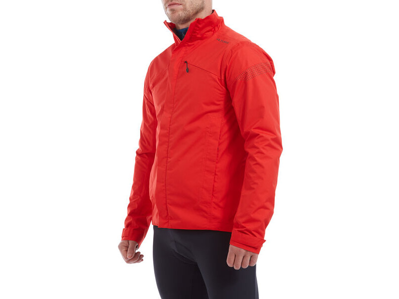 ALTURA Nightvision Nevis Men's Waterproof Cycling Jacket Red click to zoom image