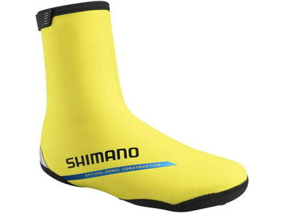 SHIMANO Unisex Road Thermal Shoe Cover, Neon Yellow