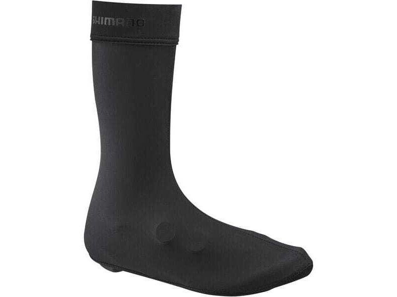 SHIMANO Unisex, Dual Rain Shoe Cover, Black click to zoom image