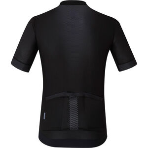 SHIMANO Men's, S-PHYRE Short Sleeve Jersey, Black click to zoom image