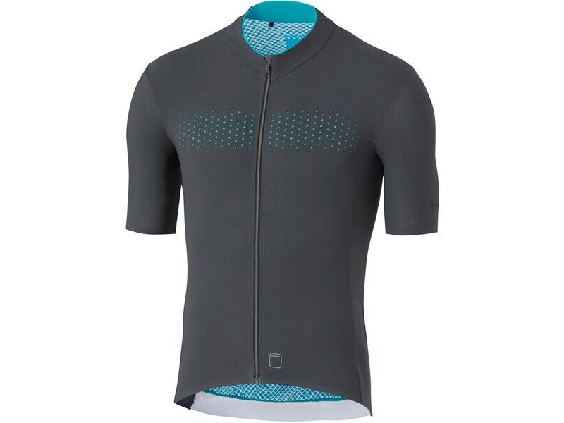 SHIMANO Men's Evolve Jersey, Charcoal click to zoom image