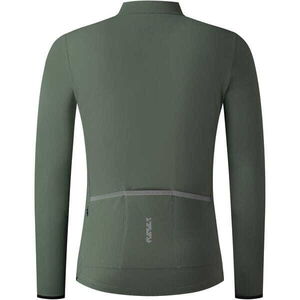 SHIMANO Men's Vertex Thermal Jersey, Green click to zoom image