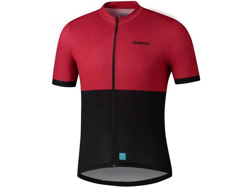 SHIMANO Men's Element Jersey, Red click to zoom image