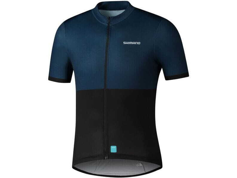 SHIMANO Men's Element Jersey, Navy click to zoom image