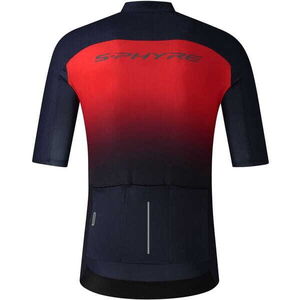 SHIMANO Men's, S-PHYRE FLASH Jersey, Red/Navy click to zoom image