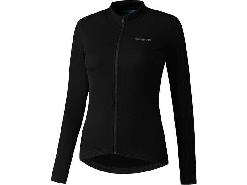 SHIMANO Women's, Element LS Jersey, Black click to zoom image