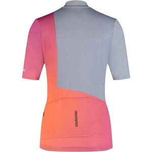 SHIMANO Women's, Sumire Jersey, Blue/Pink click to zoom image