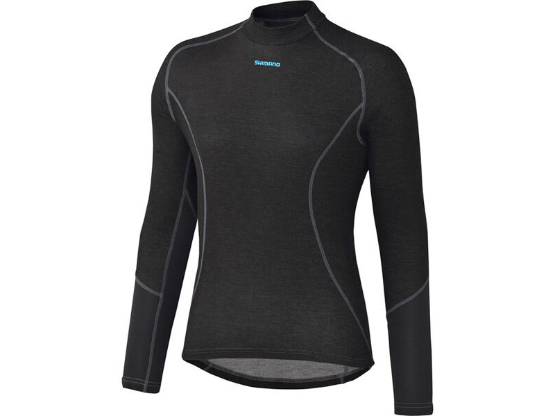 SHIMANO W's Breath Hyper Baselayer, Black, X - Large click to zoom image