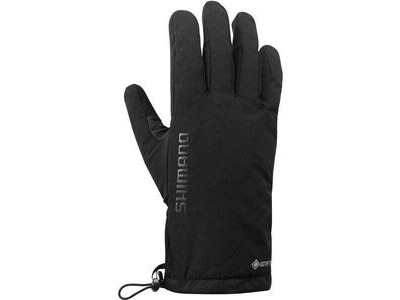 SHIMANO Unisex GORE-TEX® GRIP PRIMALOFT® Gloves, Black
