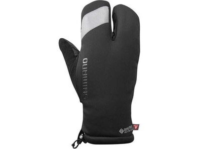 SHIMANO Unisex INFINIUM<sup>TM</sup> PRIMALOFT® 2X2 Gloves, Black