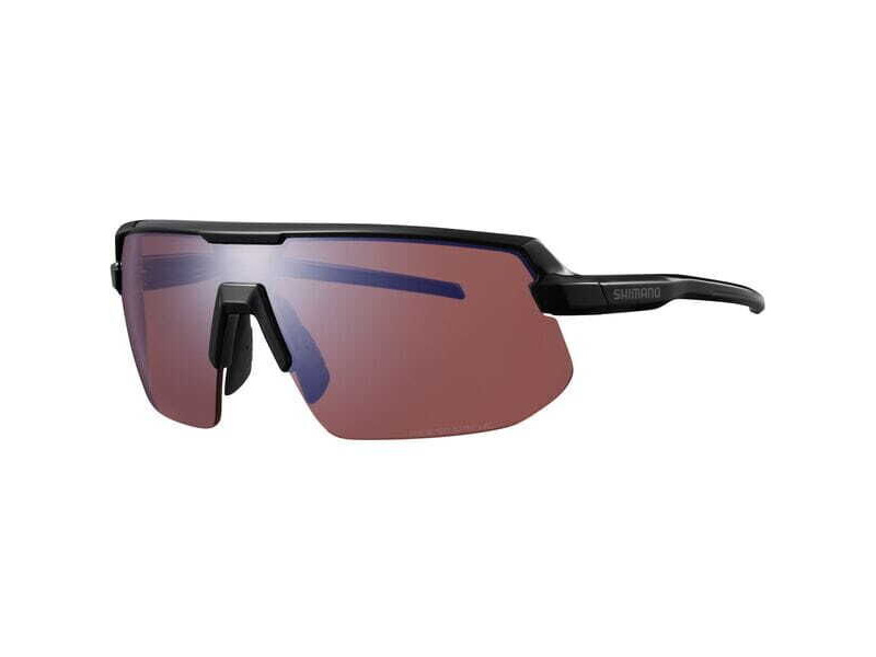 SHIMANO Twinspark Glasses, Black, RideScape High Contrast Lens click to zoom image