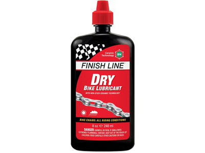 FINISH LINE Dry Chain Lube Drop on 8oz