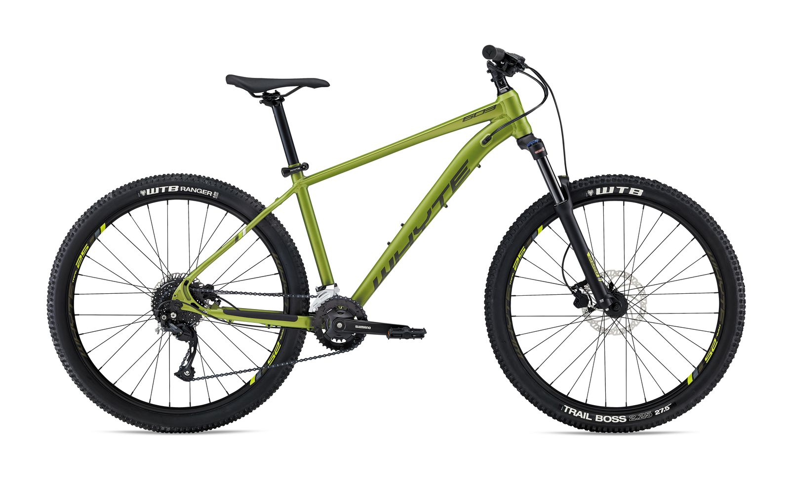 green full suspension mountain bikes