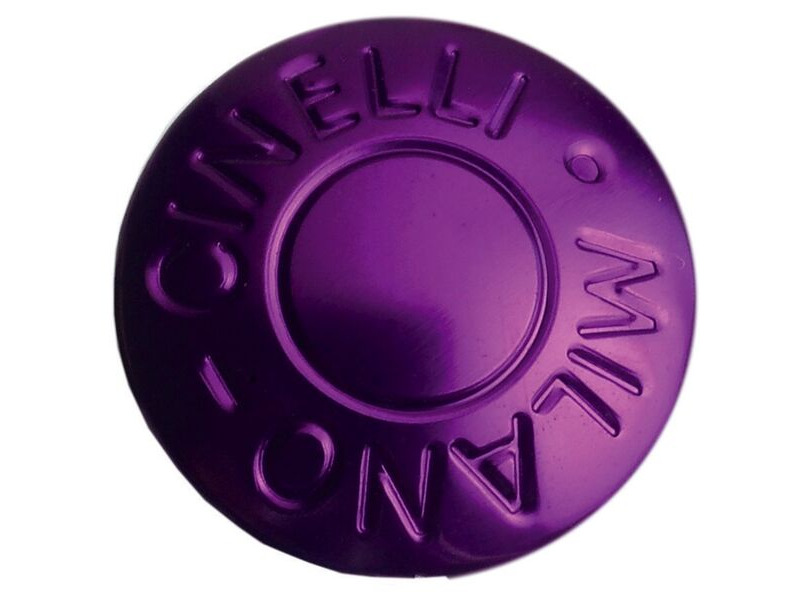 CINELLI Milano Bar End Plugs Purple Pair click to zoom image