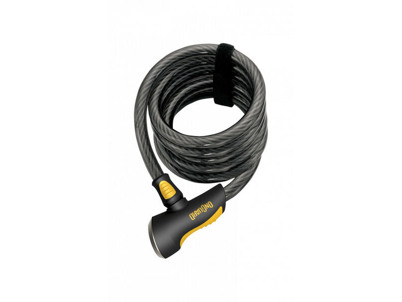 ONGUARD Doberman Cable Lock 15mm 185cm Black/Yellow click to zoom image