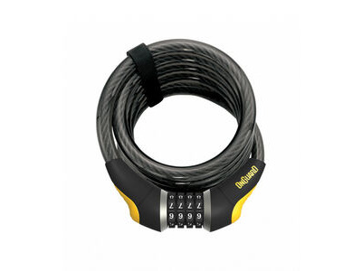 ONGUARD Doberman Combo Cable Lock 15mm 185cm Black/Yellow